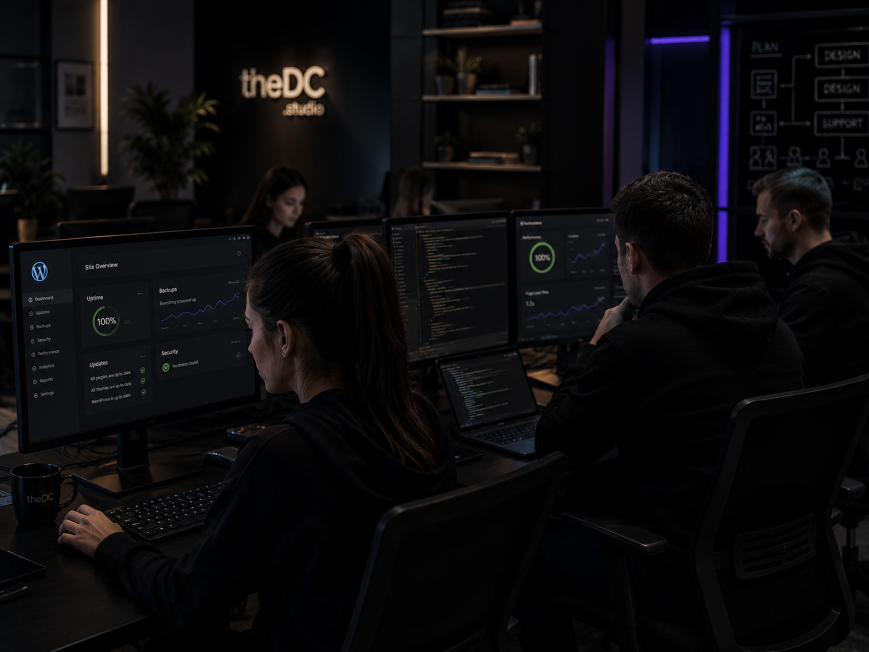 команда theDC.studio займається підтримкою WordPress сайтів