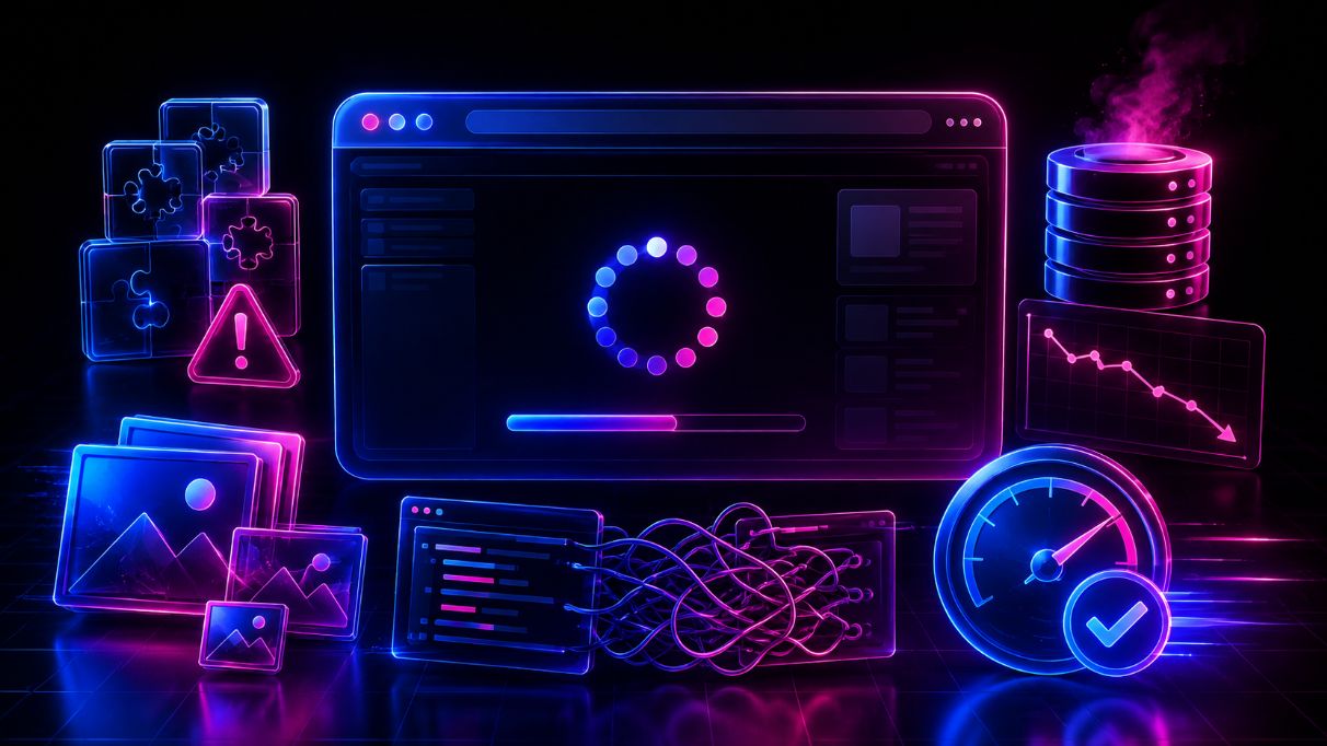 Повільний WordPress сайт та оптимізація швидкості завантаження
